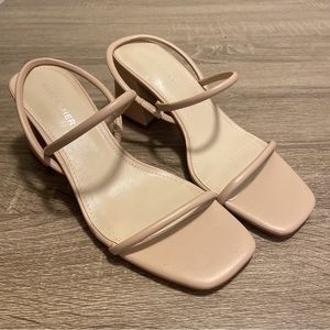 March Fisher Blush sandals like new